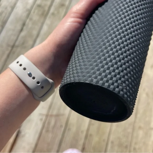 Large Matte Black Studded Starbucks Tumbler - Picture 3 of 4